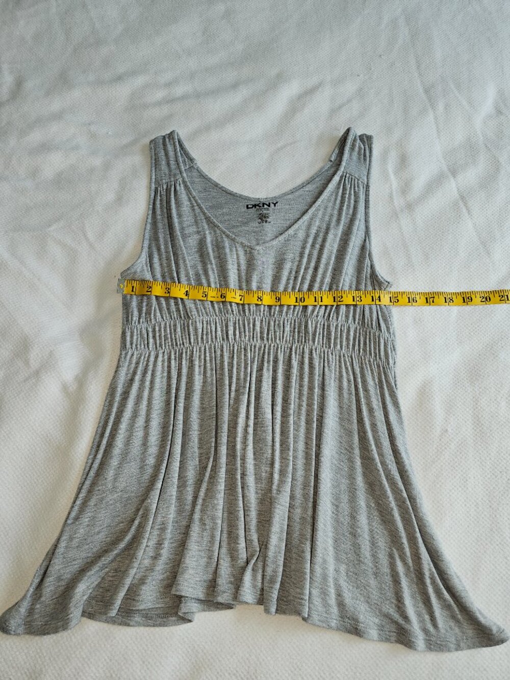 DKNY grey tank loungewear/sleepwear top - Picture 3 of 5